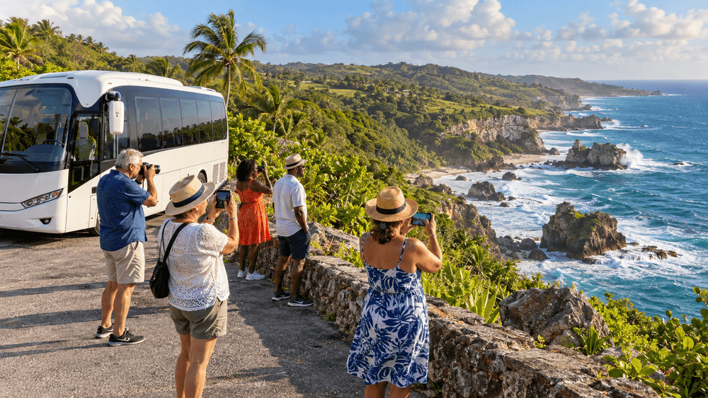 Island coach tour in Barbados