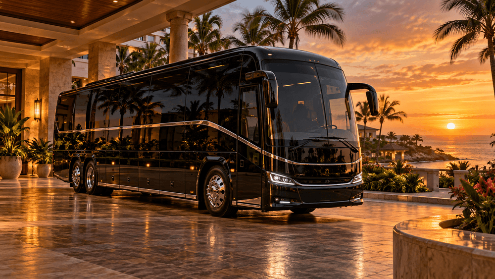 47–56 Passenger Executive Coach Hire for Barbados bus rental