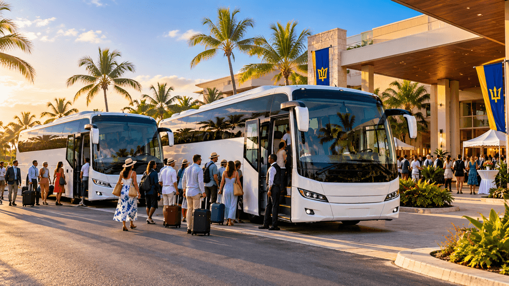 73–100+ Passenger Group Bus Solutions for Barbados bus rental